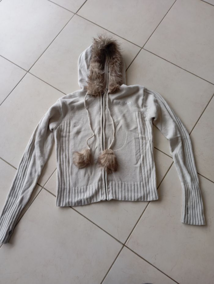 Lot gilet zippé avec capuche 16 ans fille - photo numéro 3