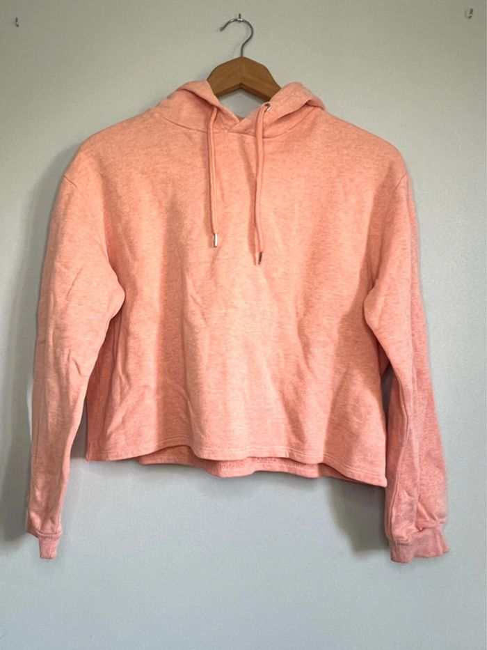 Sweat à capuche Pimkie rose corail