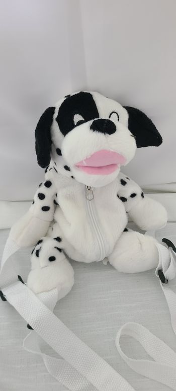 Sac à dos peluche chien SANDY Dalmatien