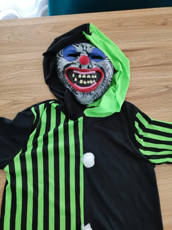 Déguisement clown tueur 8-10 ans - photo numéro 2