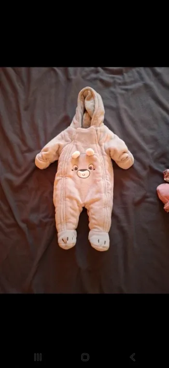 Combinaison chaude bébé taille 3 mois