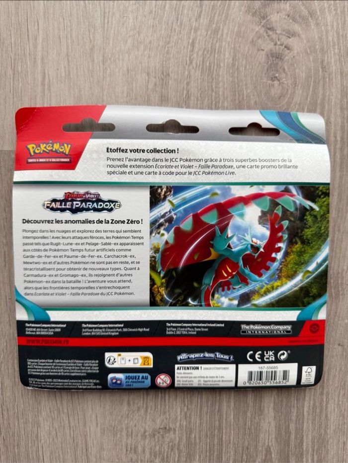 Tripack Pokémon Faille Paradoxe - photo numéro 2