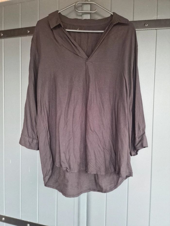 Blouse noir basique - photo numéro 2