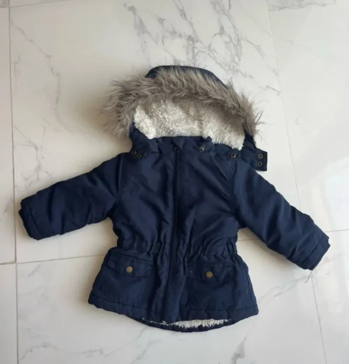 Mon manteau chaud à capuche, 12 /18 mois
