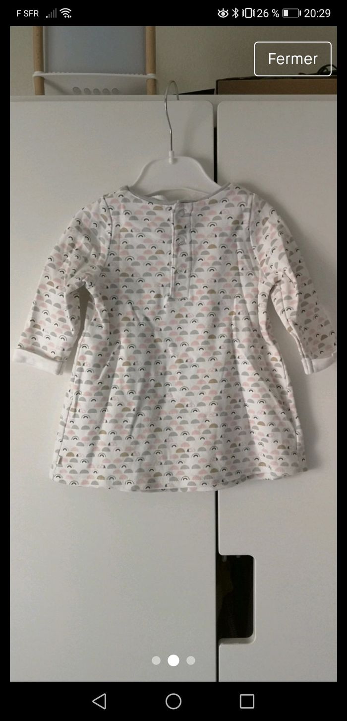 Robe 6 mois Obaibi manches longues - photo numéro 2