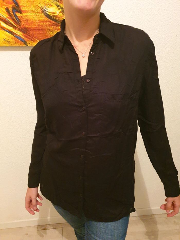 Chemise fluide noire - photo numéro 2