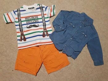 Lot de 3 pièces été garçon 18 mois