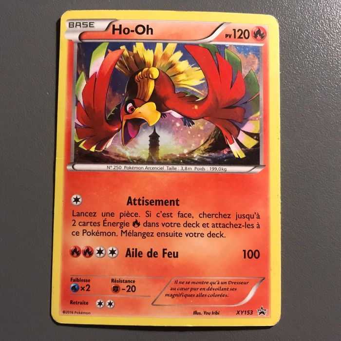 Carte Pokémon Ho-Oh XY153