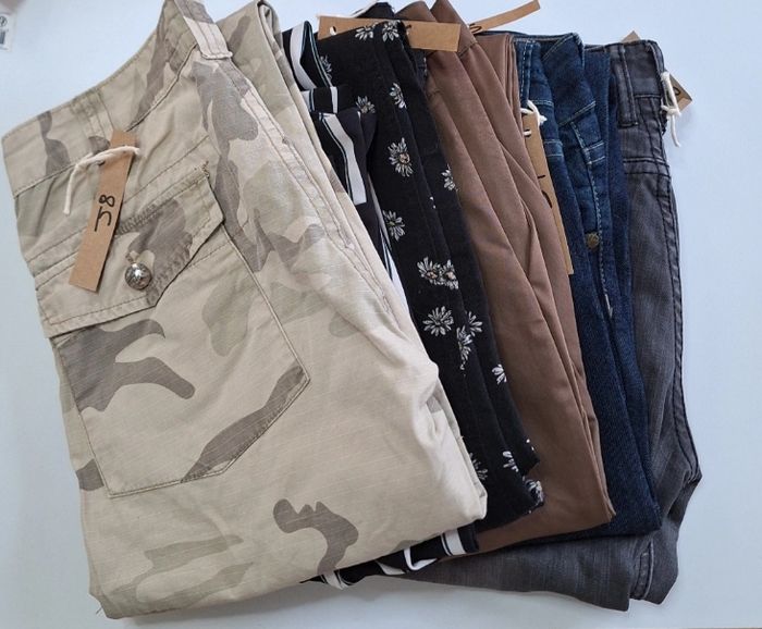 🥳 Lot de pantalons femme – tailles S / 36 – différents styles et marques