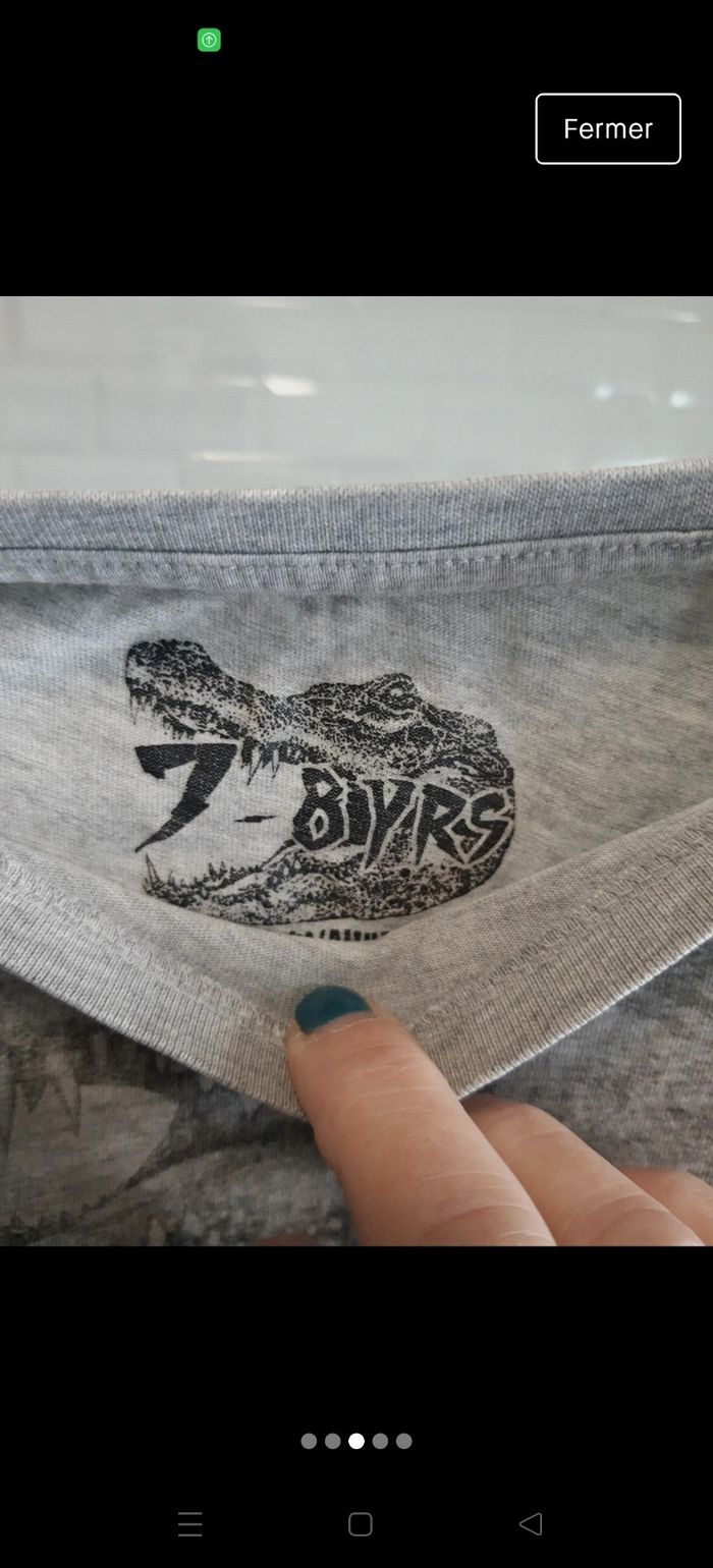 Tee shirt garçon en 7/ 8 ans - photo numéro 3