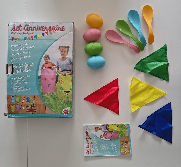Set anniversaire multi jeux enfant ALOYA 50 activités - photo numéro 2