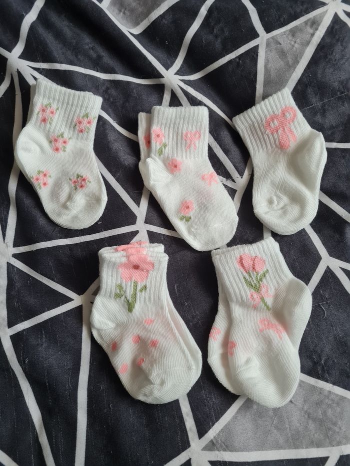 Lot de 5 paires de chaussettes bébé