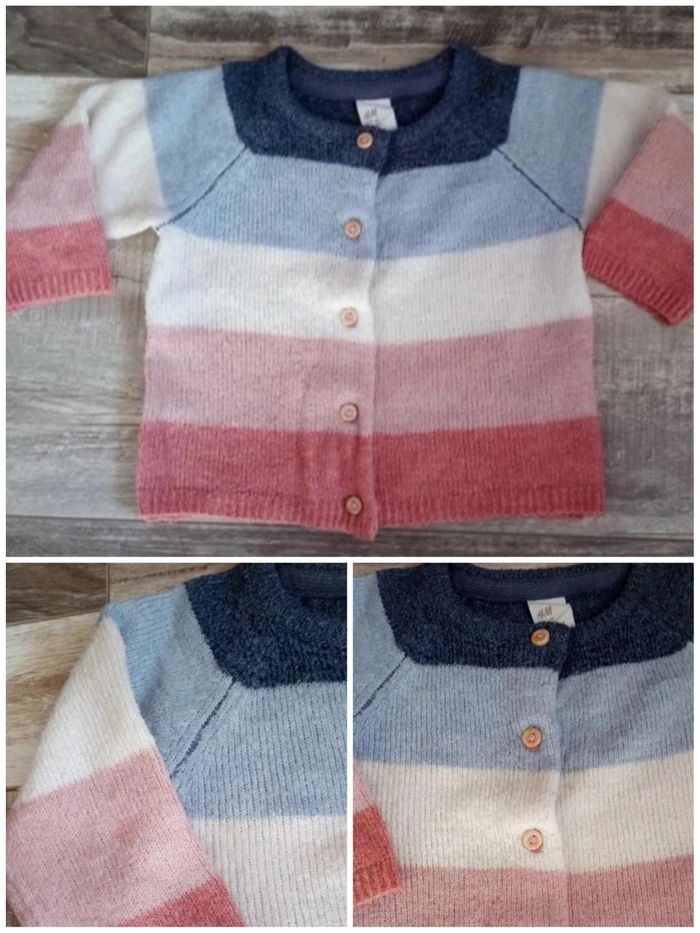 lot gilets fille taille 6 mois - photo numéro 2