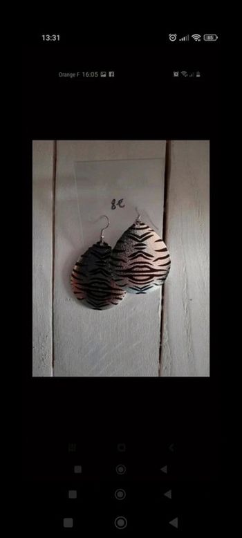Très belles boucles d'oreilles