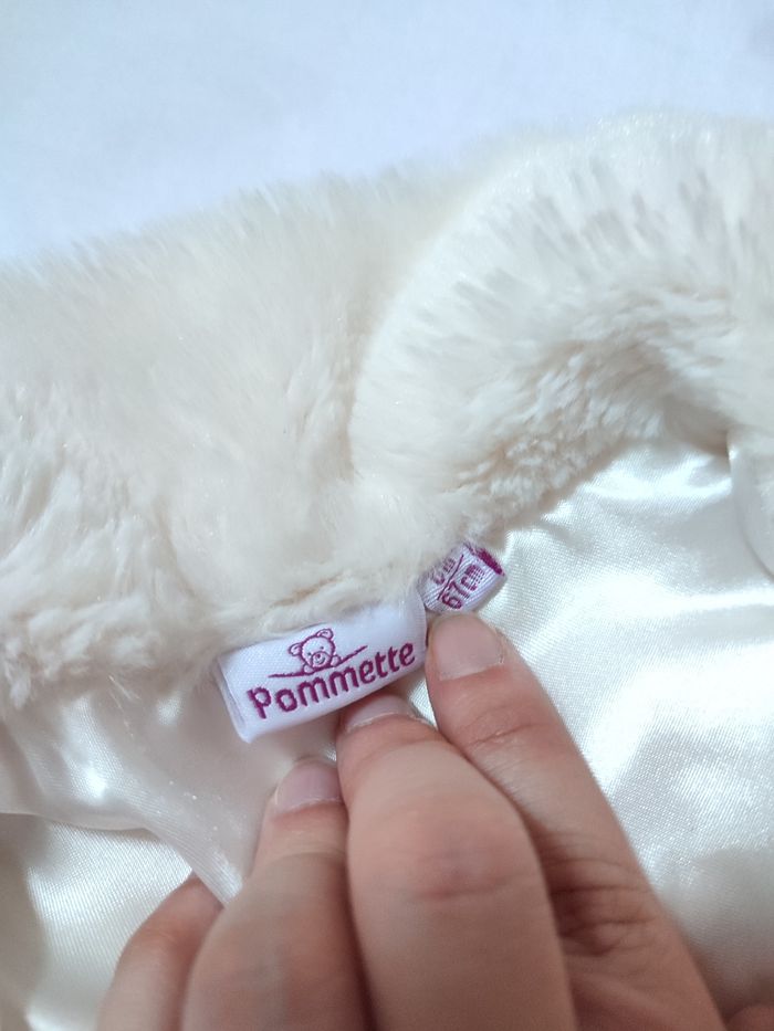 Manteau fausse fourrure bébé fille - 6 mois - Très bon état - Pommette - photo numéro 6