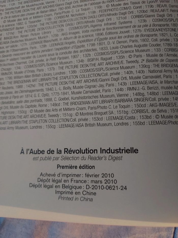 Superbe livre à l aube de la révolution industrielle neuf - photo numéro 7