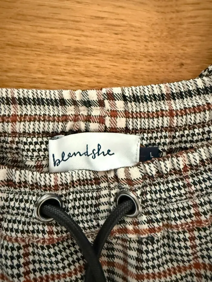 Pantalon à carreaux en très bon état taille 42 blendshe - photo numéro 7