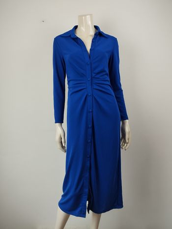 Robe mi-longue Bisou's Project taille s entièrement deboutonnable