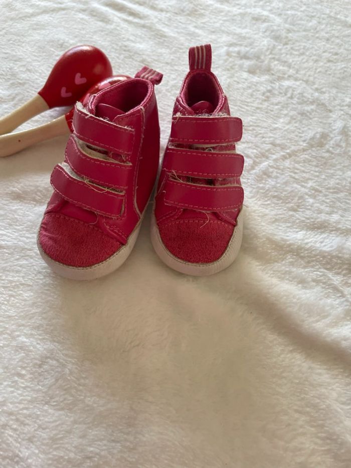 Chaussures souple in extenso pointure 18 rose - photo numéro 2