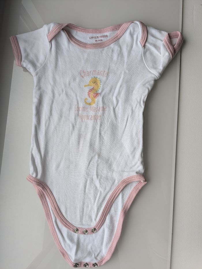 🐚 Body bébé fille – LITTLE OCEAN – Taille 24 mois