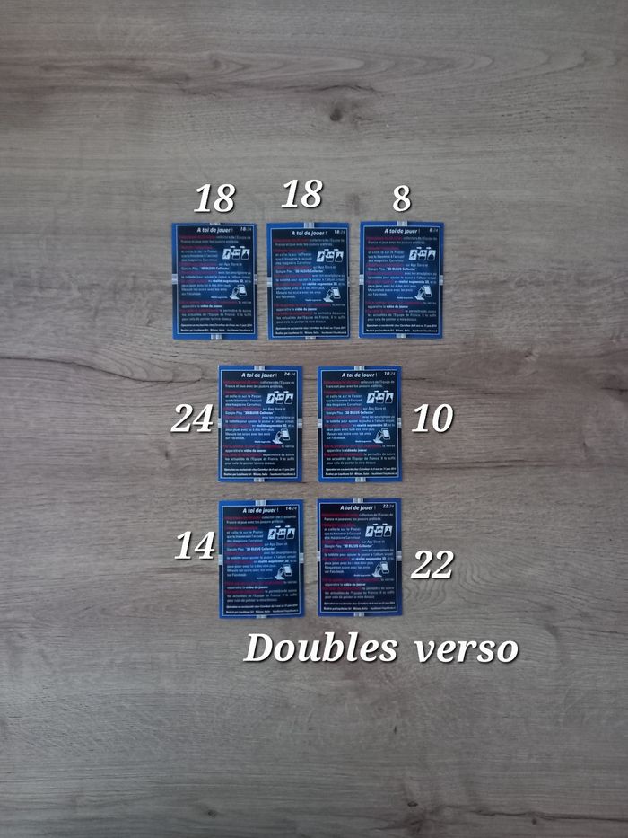 Cartes de foot " coupe du monde 2014 " 15 + 7. - photo numéro 4