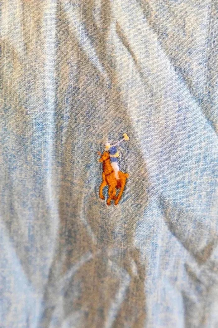 C46 chemise bleu Ralph Lauren S - photo numéro 3