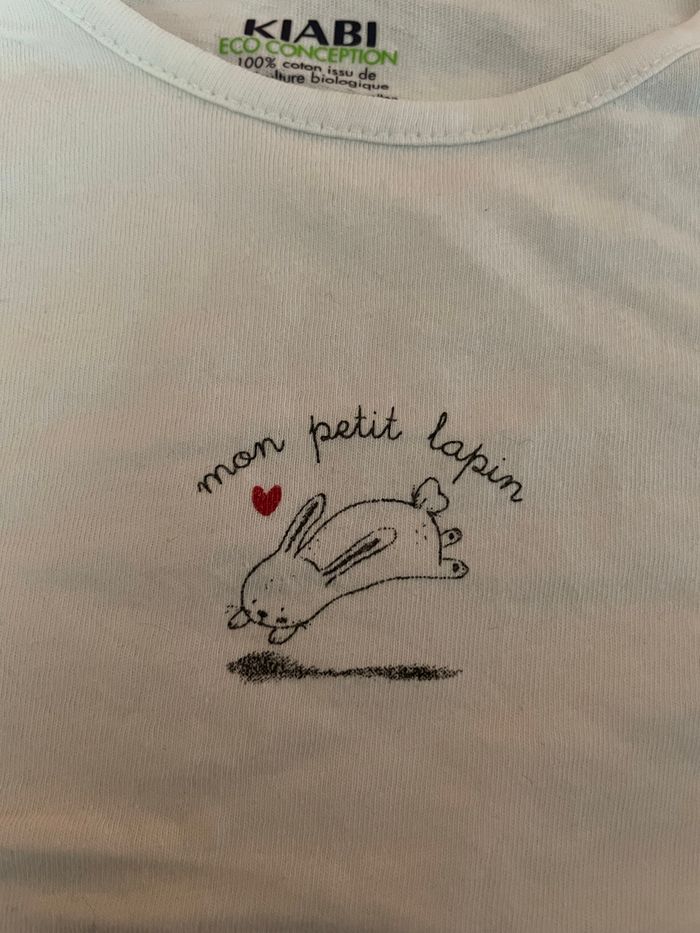 Tee shirt ML TBE 12 mois - photo numéro 2