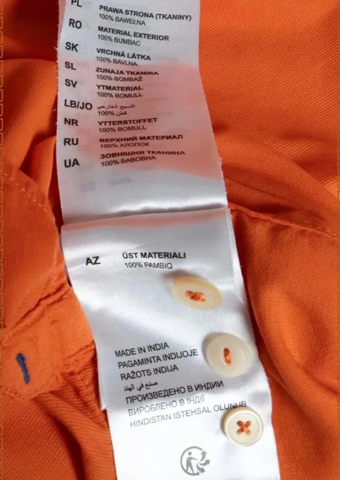 Chemise orange vif Marc O’Polo – Taille S - photo numéro 10