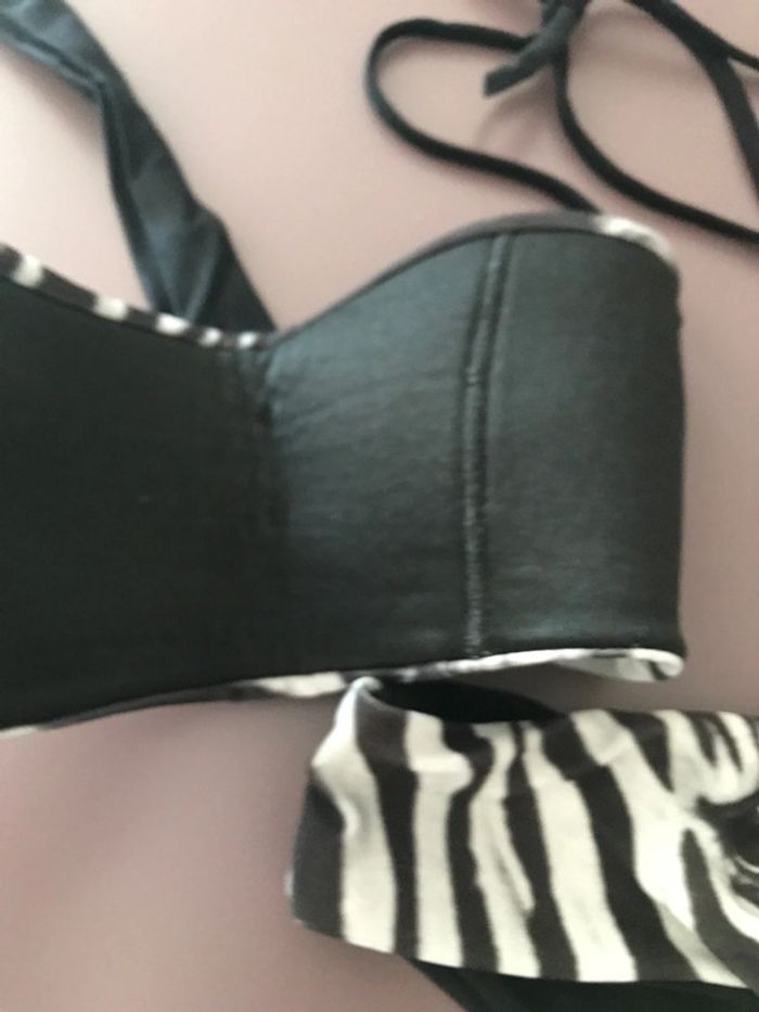 Maillot Zébré Stradivarius Xs - photo numéro 4