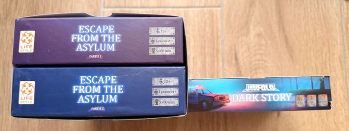 Escape Game « Escape from The Asylum » et « Unfold : Dark Story » Neuf - photo numéro 2