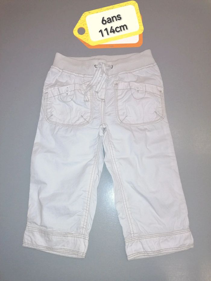 Bermudas blanc Okaidi 6ans