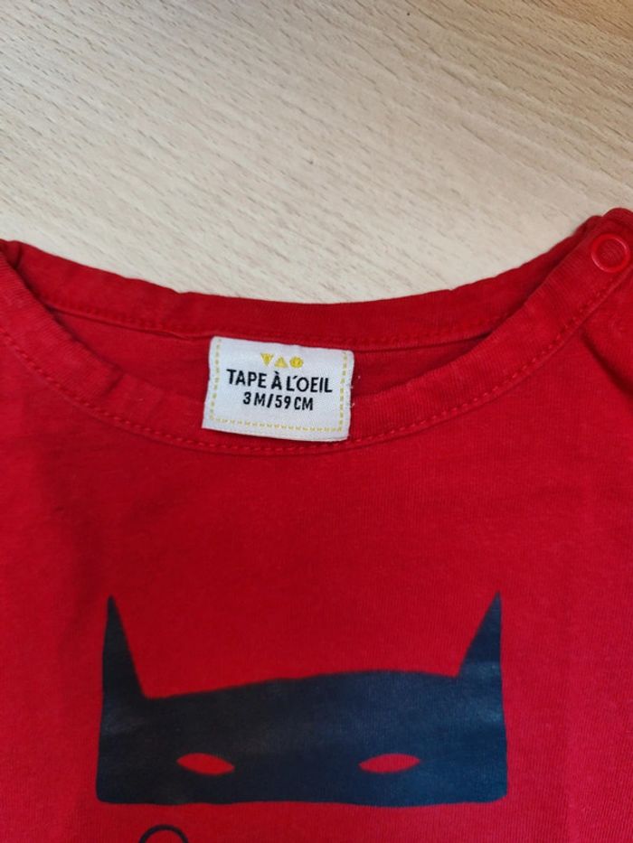 Tee shirt 3 mois Tape à l'oeil - photo numéro 3