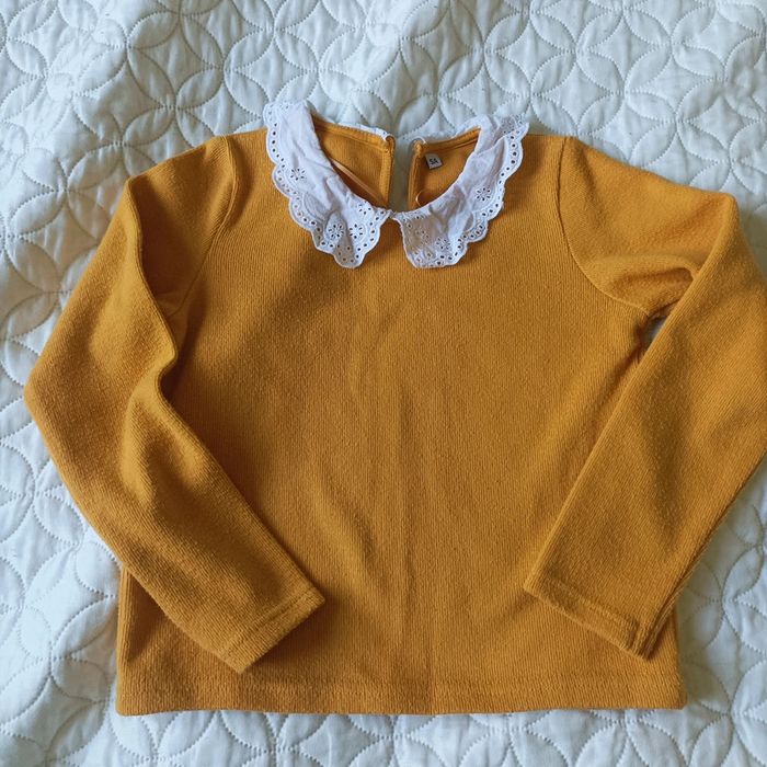 Pull col broderie 5 ans