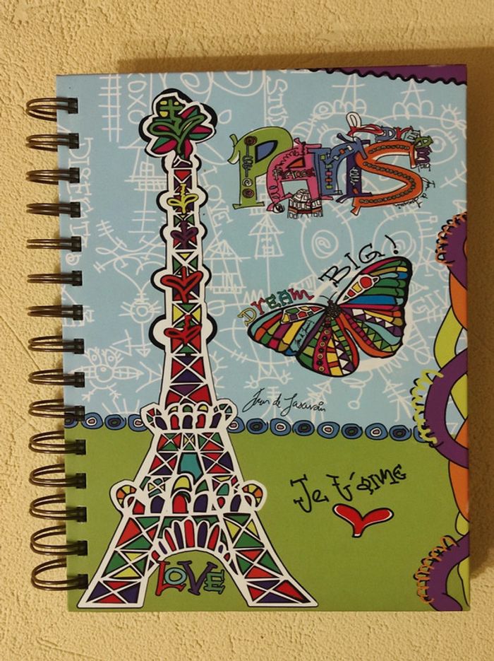 Carnet à spirales Paris
