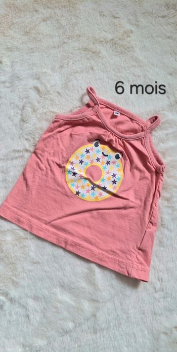 Débardeur taille 6 mois