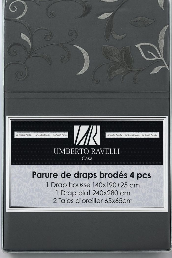 Parure de drap brodé 4piece neuf