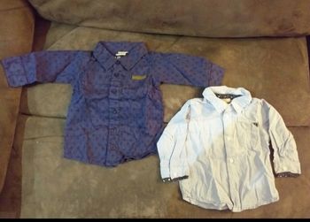 L 2 chemises manches longues