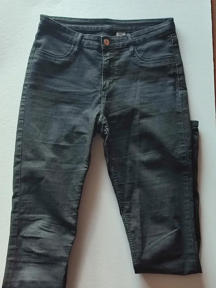 Jean slim noir Denim - photo numéro 3