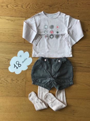 Ensemble 3 pièces okaidi 18 mois
