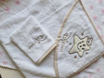 Cape de bain et gant