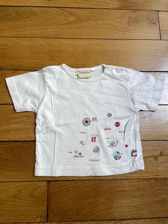 Ensemble salopette + t-shirt 6 mois - photo numéro 3