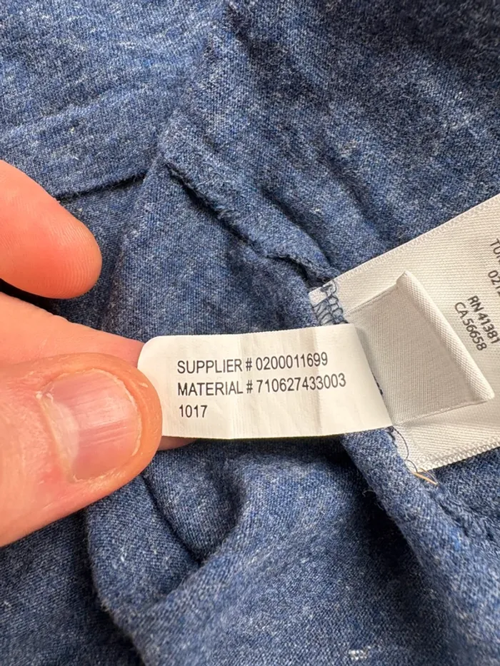 Tee-shirt à manches longues Polo Ralph Lauren | Bleu chiné | Taille L - photo numéro 8