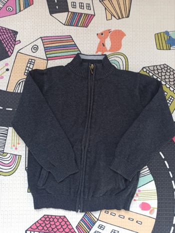 Gilet in extenso zippé