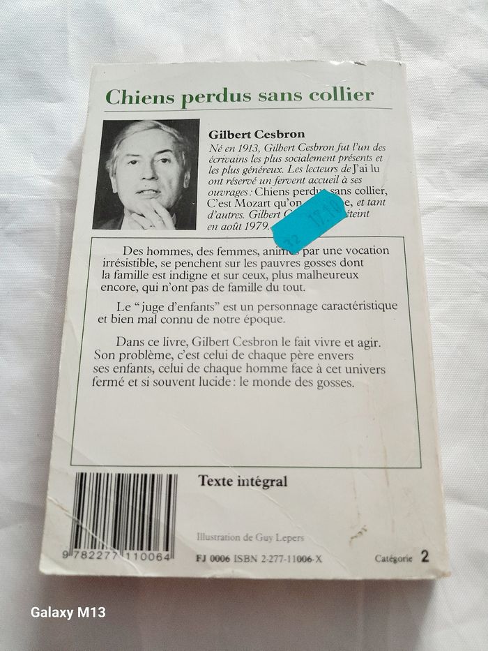 Chiens perdus sans collier Gilbert Cesbron - photo numéro 2