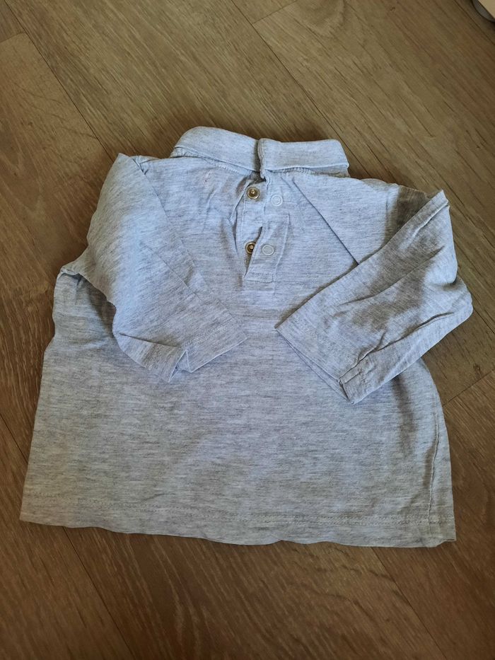Tee shirt manches longues 9 mois - photo numéro 2