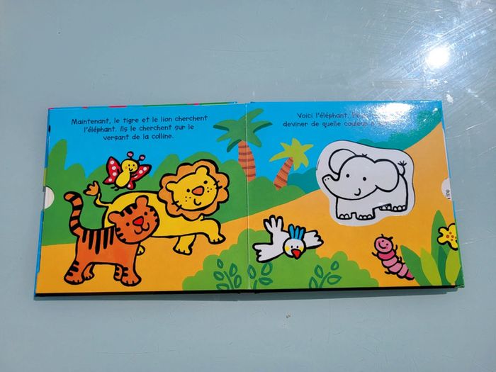 Livre animé à languettes Les Magicouleurs 🦁 Les Animaux de la Jungle 🐅 71 - photo numéro 6