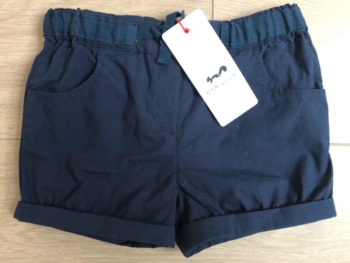 Short avec ceinture élastique et cordon Cyrillus T-24 mois