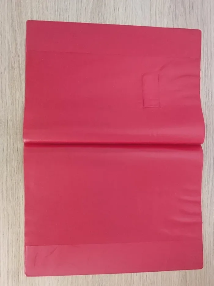 Lot 4 protège-cahier bleu violet jaune rouge - A4 - photo numéro 10