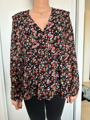 BLOUSE fleurie PEACE N' LOVE.  