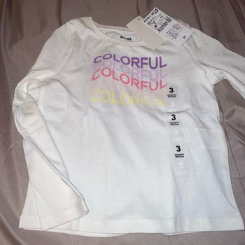 T-shirt manches longues 3 ans